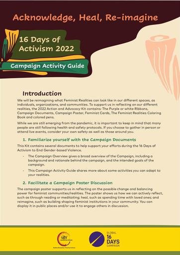 Campaign Activity Guide