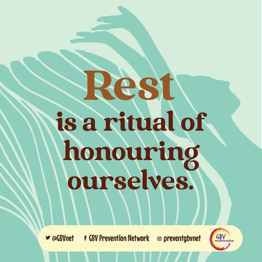 Rest is a ritual of honouring ourselves