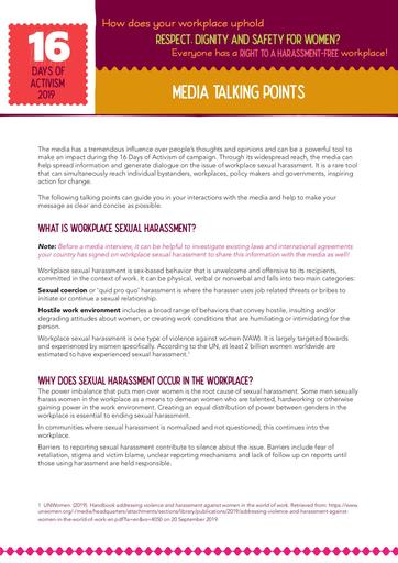 Media Talking Points