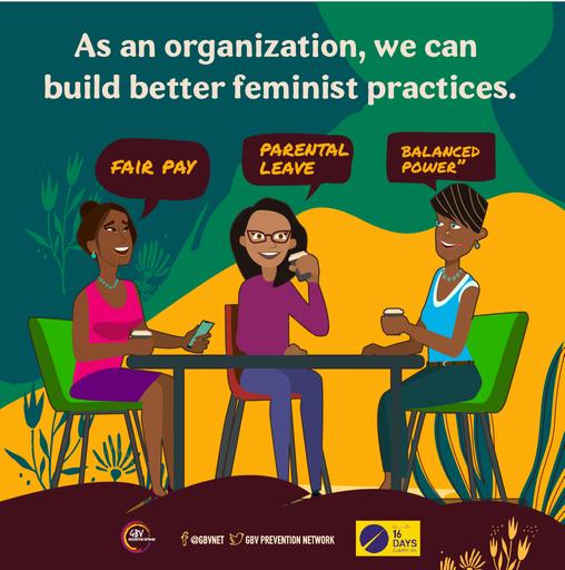 Organisations can build better feminist realities