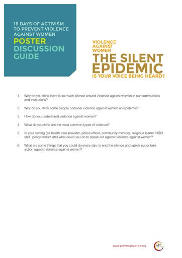 Poster Discussion Guide