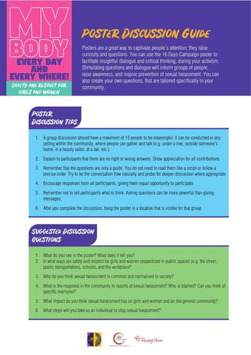 Poster Discussion Guide