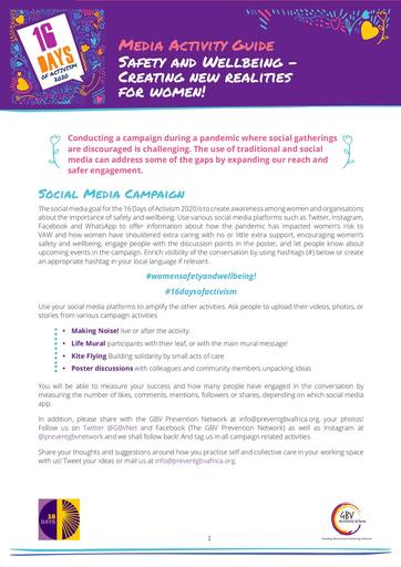 Media Activity Guide