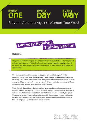 Training Session 16days2011