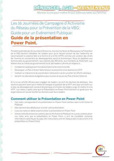 PowerPoint Presentation Guide Notes