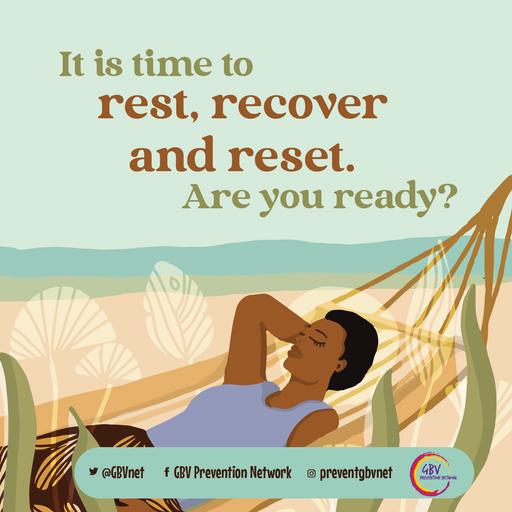 It's time to rest