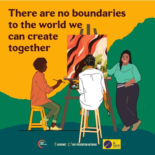 There are no boundaries to the world we can create together