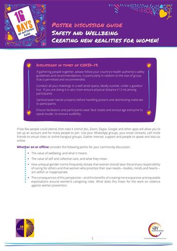 Poster Discussion Guide