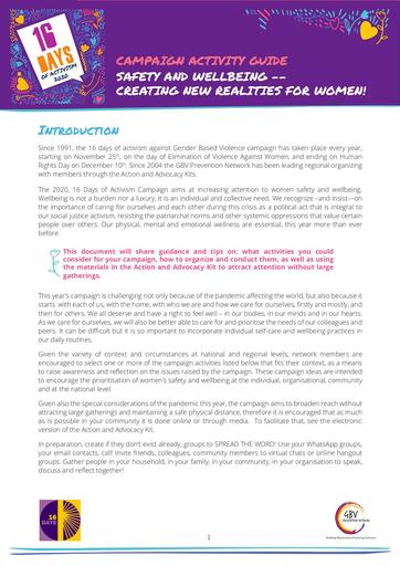 Campaign Activity Guide