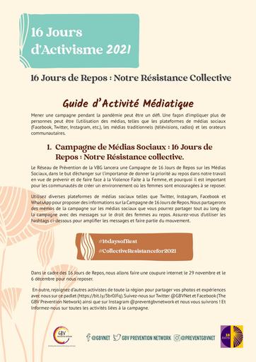 Media Activity Guide