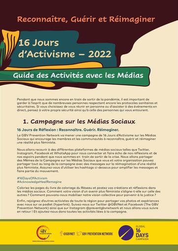 Campaign Media Activity Guide